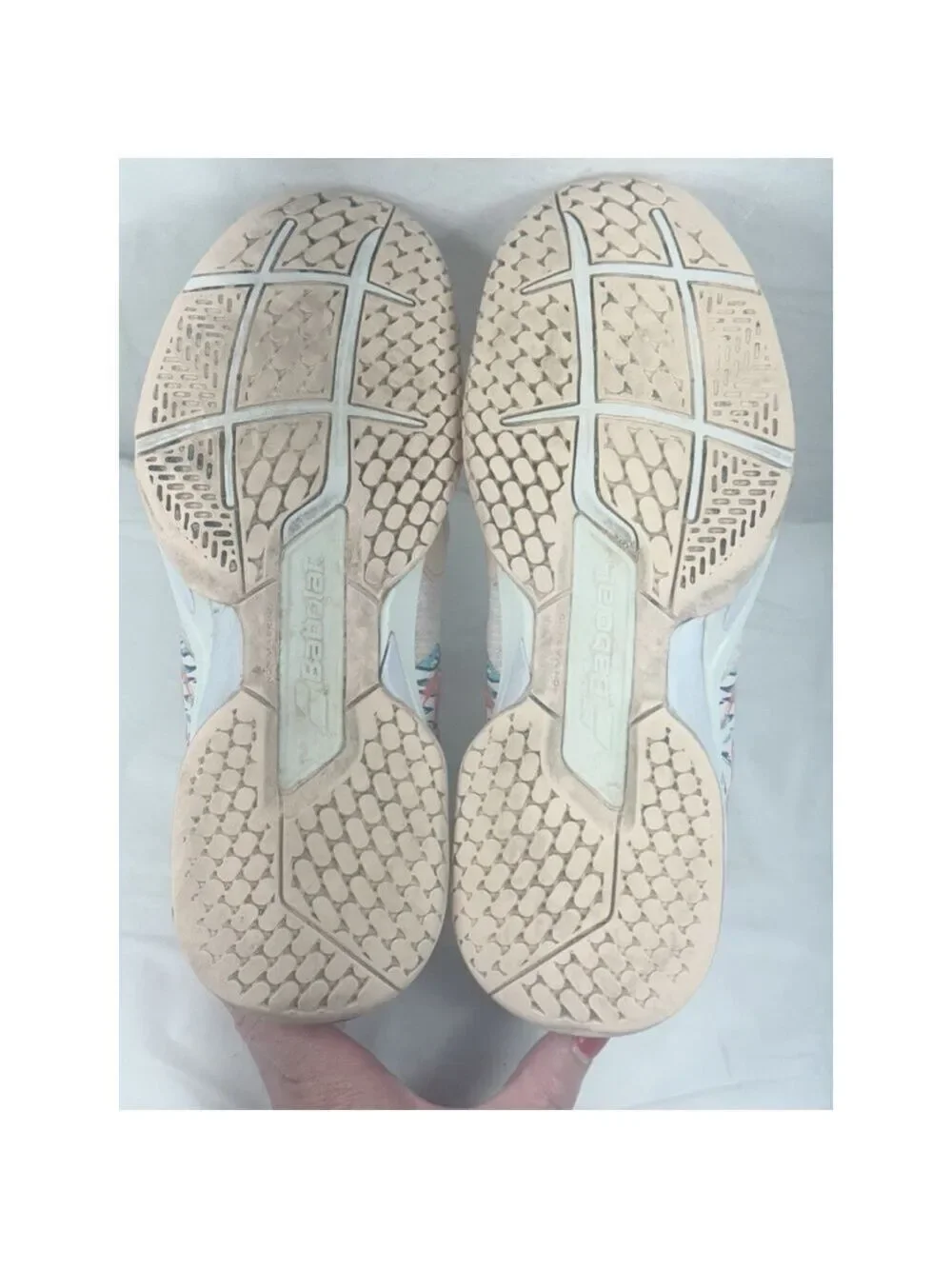 Babolat Womens Propulse Blast Peach Lace Up Running Shoes Size 8